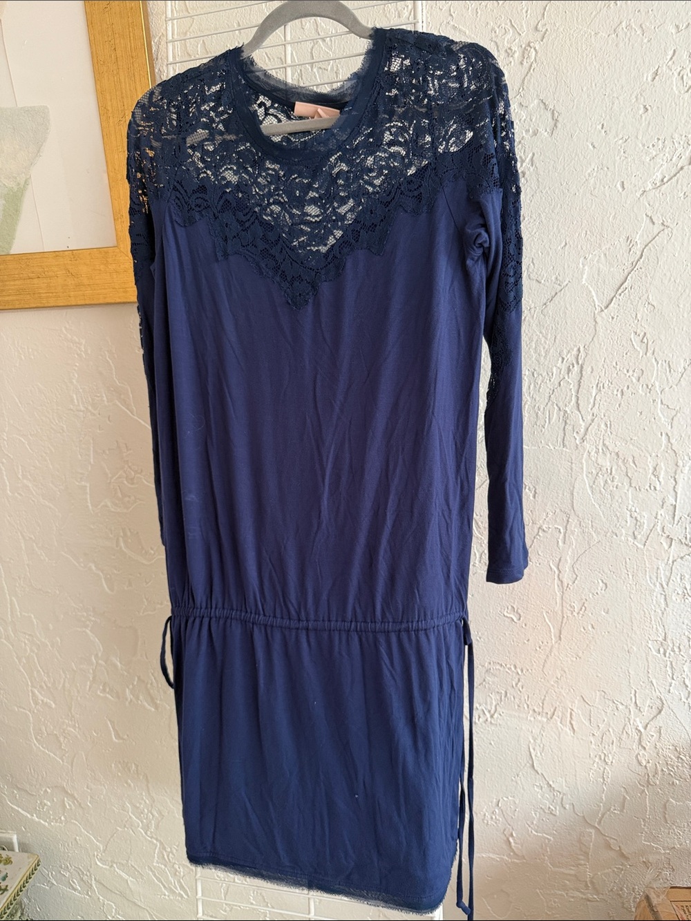 Alberta Ferretti Navy Lace dress